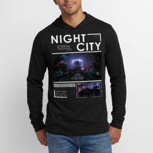 Night City Japan Town - Unisex Long Sleeve Hoodie Shirt