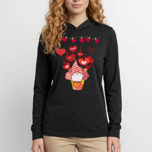 Design wrapped in love hearts, vibrating in love. - Unisex Long Sleeve Hoodie Shirt