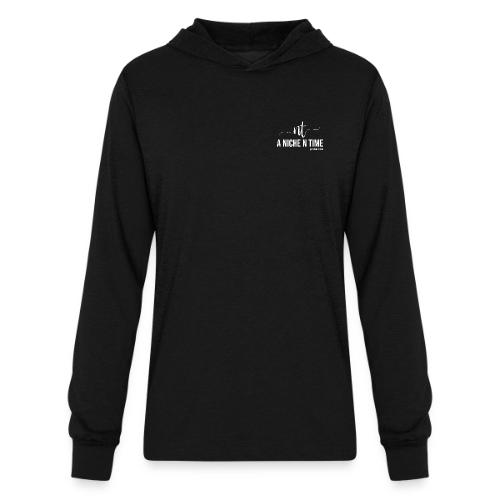 NNTPWhite Logo - Unisex Long Sleeve Hoodie Shirt