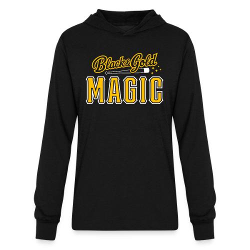 Black & Gold Magic - Unisex Long Sleeve Hoodie Shirt