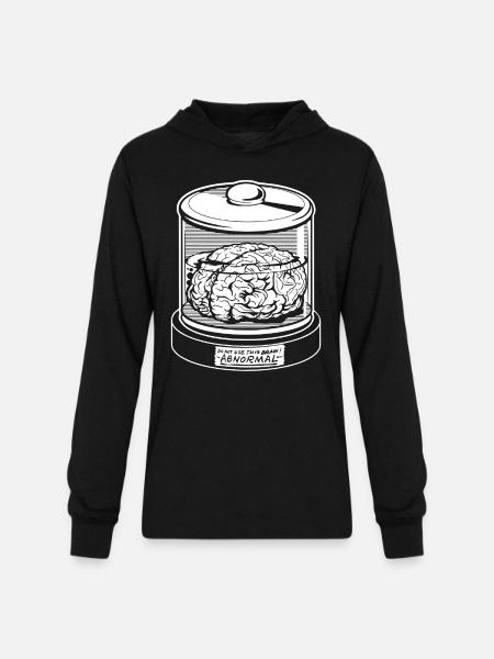 Abby Normal - Unisex Long Sleeve Hoodie Shirt - black