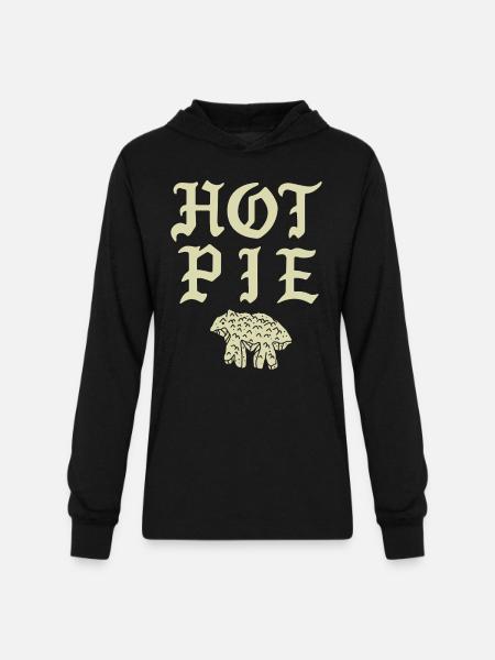 Hot Pie - Unisex Long Sleeve Hoodie Shirt - black