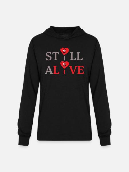 Live - Unisex Long Sleeve Hoodie Shirt - black