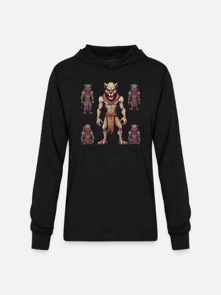 Halloween Werewolf - Unisex Long Sleeve Hoodie Shirt - black