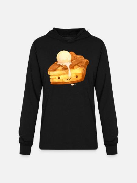 Apple Pie - Unisex Long Sleeve Hoodie Shirt - black