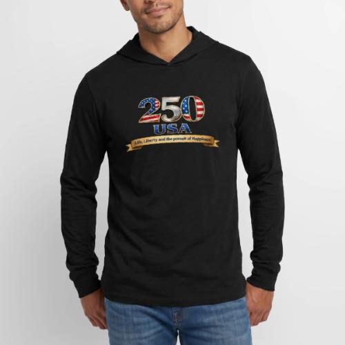 250 USA Liberty Banner - Unisex Long Sleeve Hoodie Shirt