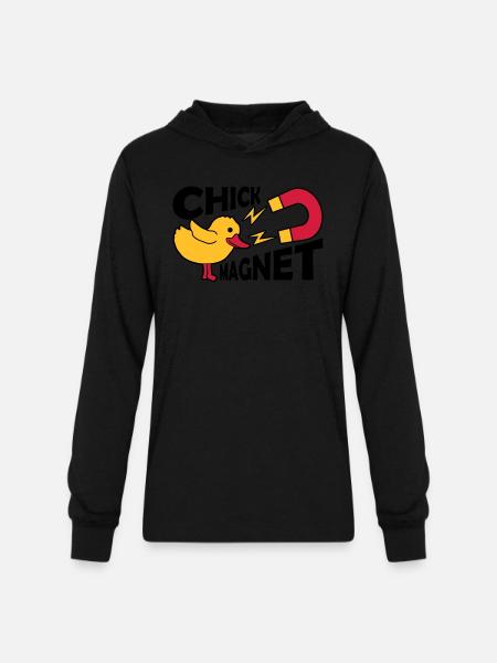 Casanova chick magnet womanizer - Unisex Long Sleeve Hoodie Shirt - black