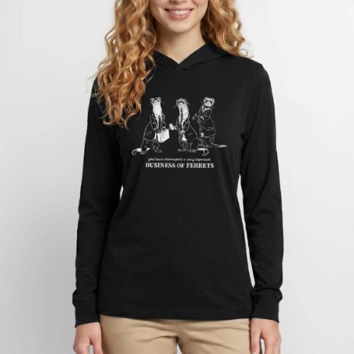 Business of Ferrets - Unisex Long Sleeve Hoodie Shirt