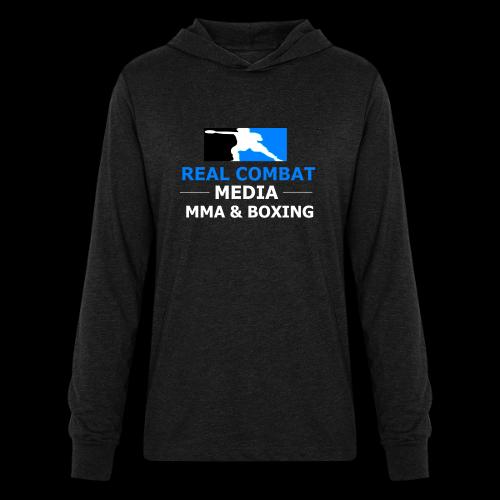 RCM MMA & BOXING Light Blue White Text - Unisex Long Sleeve Hoodie Shirt