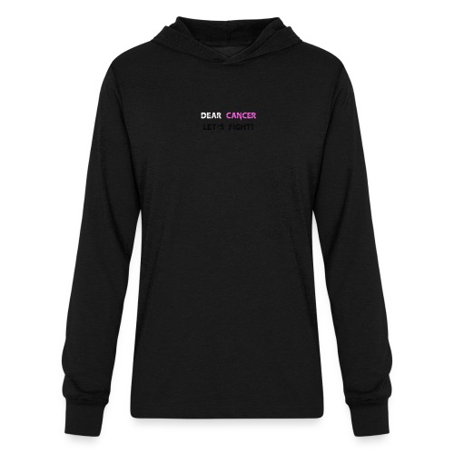 Dear_Cancer-_Let-s_fight_ - Unisex Long Sleeve Hoodie Shirt
