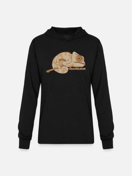 Chameleon - Unisex Long Sleeve Hoodie Shirt - black