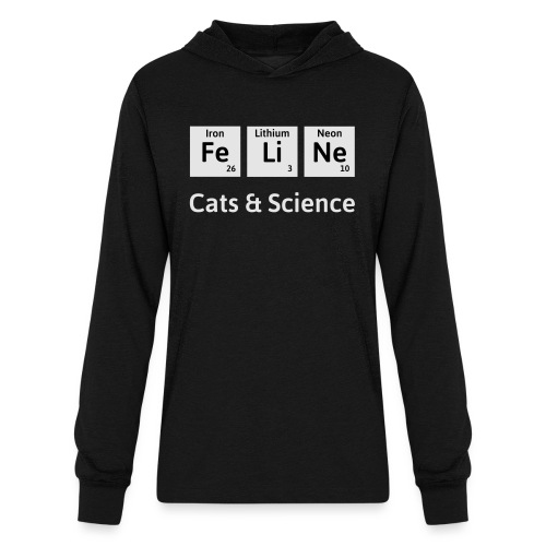 Cats & Science - Unisex Long Sleeve Hoodie Shirt
