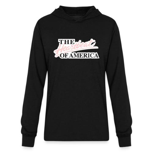 The Heartbeat of America - Unisex Long Sleeve Hoodie Shirt