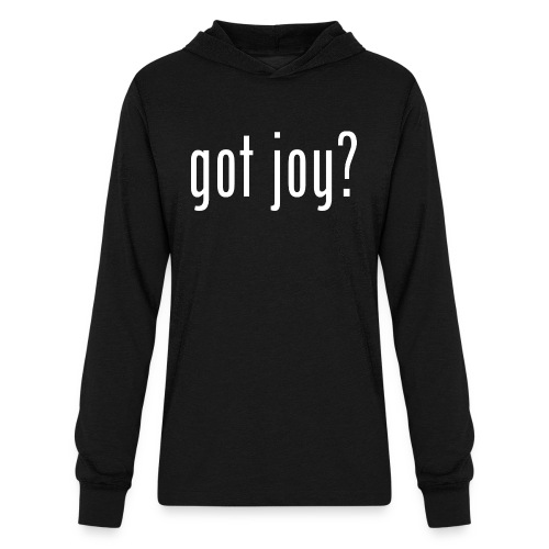 got joy? white - Unisex Long Sleeve Hoodie Shirt