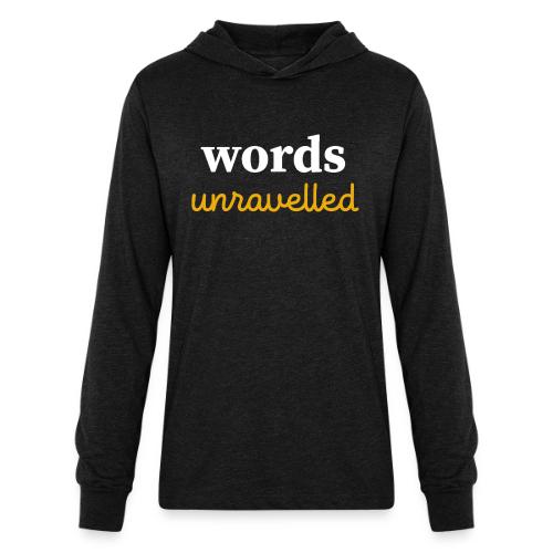 Words Unravelled Logo - Unisex Long Sleeve Hoodie Shirt