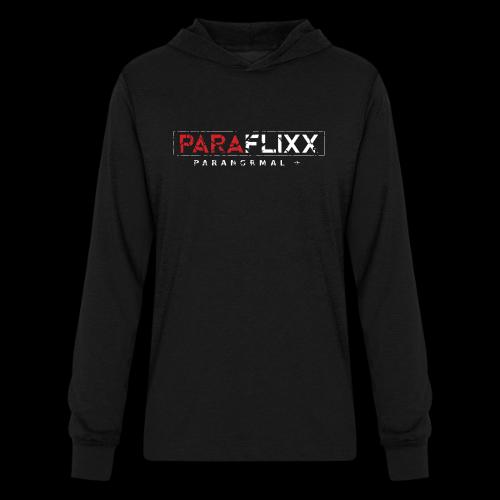 PARAFlixx White Grunge - Unisex Long Sleeve Hoodie Shirt