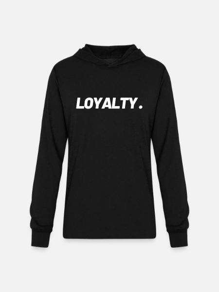 Loyalty - Unisex Long Sleeve Hoodie Shirt - black