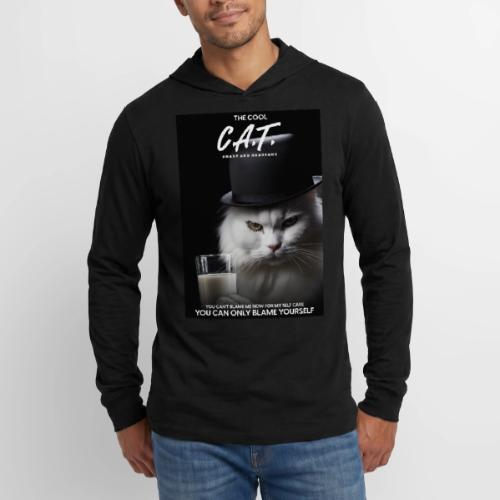 The Cool Cat - Unisex Long Sleeve Hoodie Shirt