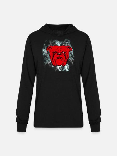Red Dog Beer - Unisex Long Sleeve Hoodie Shirt - black