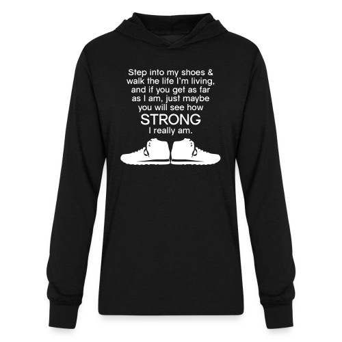 Step into My Shoes (tennis shoes) - Unisex Long Sleeve Hoodie Shirt