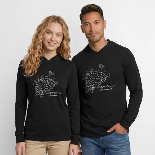 Growing Through MS - Multiple Sclerosis Awareness - Unisex Long Sleeve Hoodie Shirt