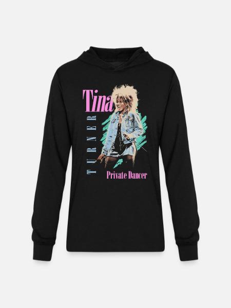 Tina Turner Private Dancer Design - Unisex Long Sleeve Hoodie Shirt - black
