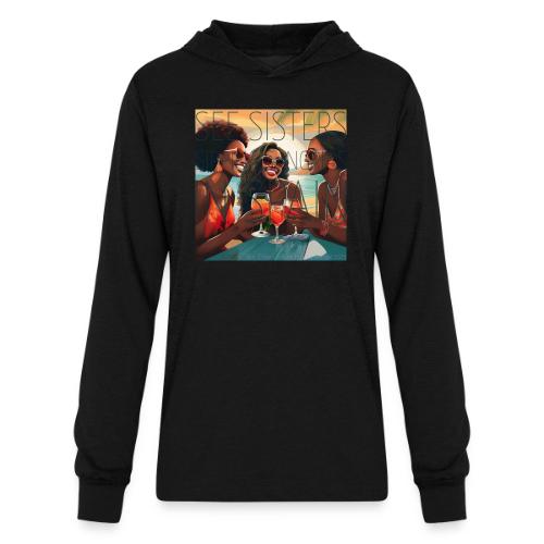 Mrs. S' GGG Retreat_Sisters Sipping Sangrias - Unisex Long Sleeve Hoodie Shirt