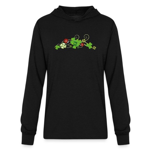 Four leaf clover design. New years eve party. - Unisex Long Sleeve Hoodie Shirt