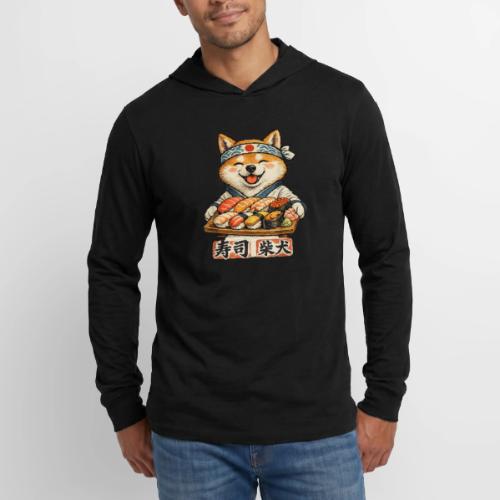 Funny Shiba Inu Sushi Kawaii Dog Tee - Unisex Long Sleeve Hoodie Shirt