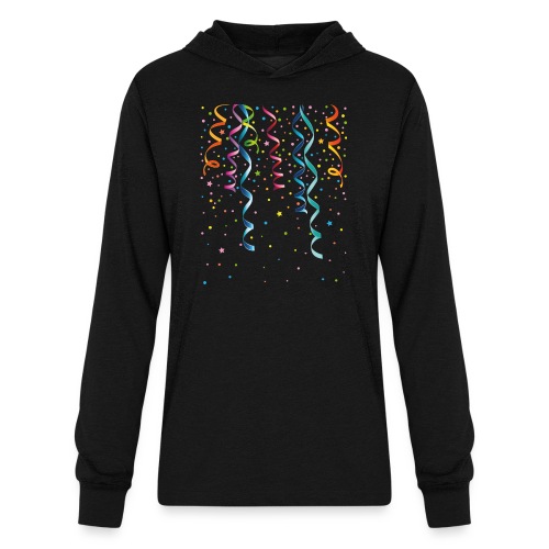 Silvester. Streamers with confetti. Party and Fun. - Unisex Long Sleeve Hoodie Shirt