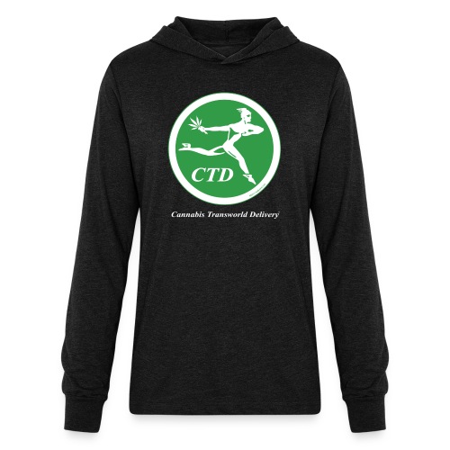 Cannabis Transworld Delivery - Green-White - Unisex Long Sleeve Hoodie Shirt