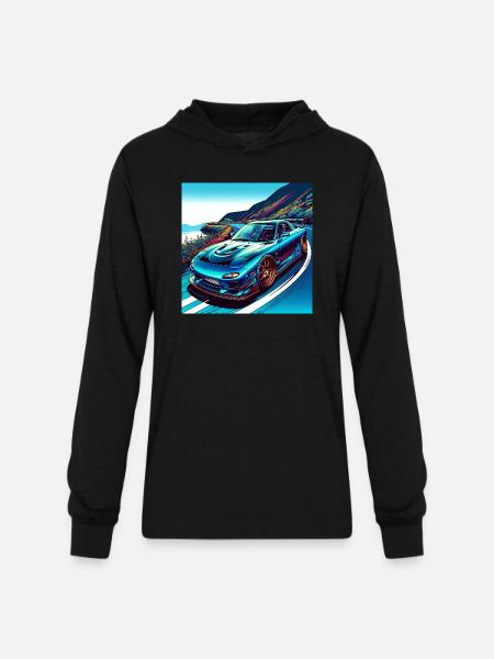 Coastal RX-7 - Unisex Long Sleeve Hoodie Shirt - black