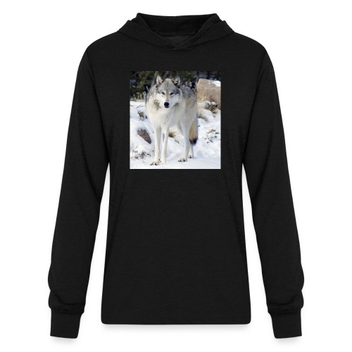 Canis lupus occidentalis - Unisex Long Sleeve Hoodie Shirt