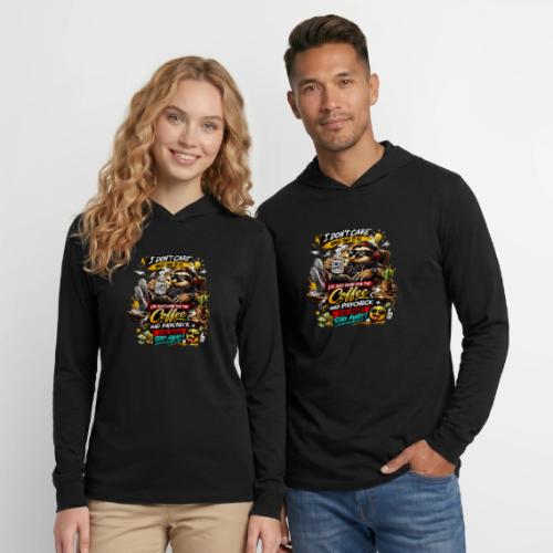 Just Here for Coffee and Paycheck - Unisex Long Sleeve Hoodie Shirt