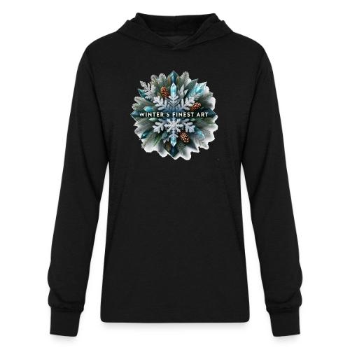 Intricate Frozen Evergreen T-Shirt - Unisex Long Sleeve Hoodie Shirt