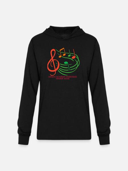 Music feelings - Unisex Long Sleeve Hoodie Shirt - black