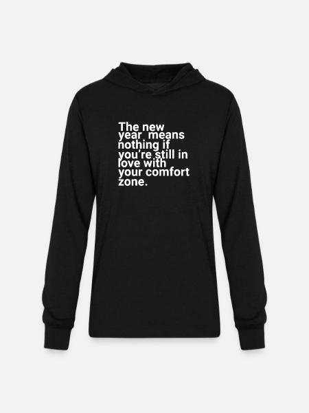 the new years - Unisex Long Sleeve Hoodie Shirt - black