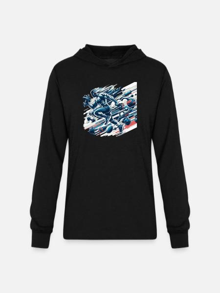 Workout Energy - Unisex Long Sleeve Hoodie Shirt - black