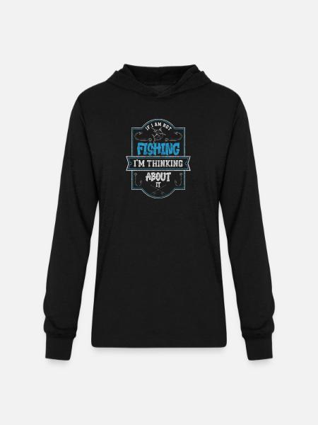 Fishing Bait Sport - Unisex Long Sleeve Hoodie Shirt - black