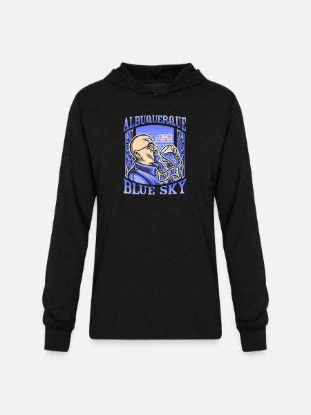 Albuquerque Blue Sky - Unisex Long Sleeve Hoodie Shirt - black