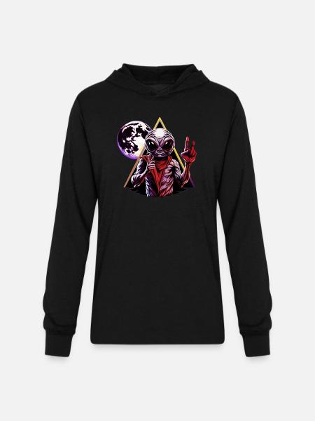 IlluminET82 - Unisex Long Sleeve Hoodie Shirt - black
