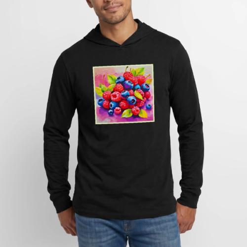 Colorful Berry Feast - Unisex Long Sleeve Hoodie Shirt