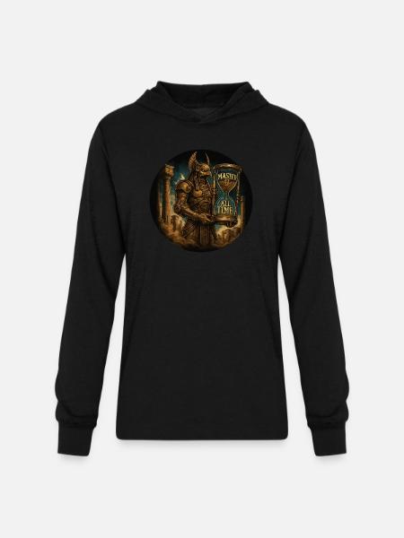 The Timekeeper of Thebes - Unisex Long Sleeve Hoodie Shirt - black