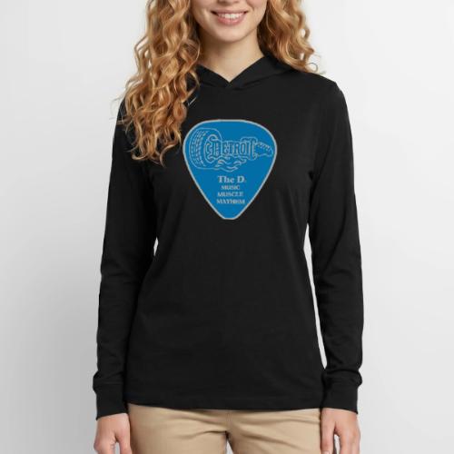THE D® PICK WHEEL BLUE SILVER - Unisex Long Sleeve Hoodie Shirt