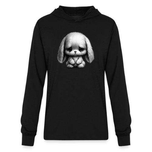 Sad Puppy Meme with Puppy Standing - Unisex Long Sleeve Hoodie Shirt
