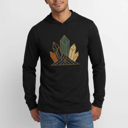Geology in 5 Crystal - Unisex Long Sleeve Hoodie Shirt