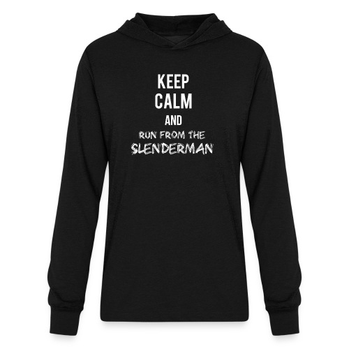 Keep Calm and Run From the Slenderman - Slender - Unisex Long Sleeve Hoodie Shirt