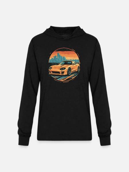 rx 7 fc - Unisex Long Sleeve Hoodie Shirt - black
