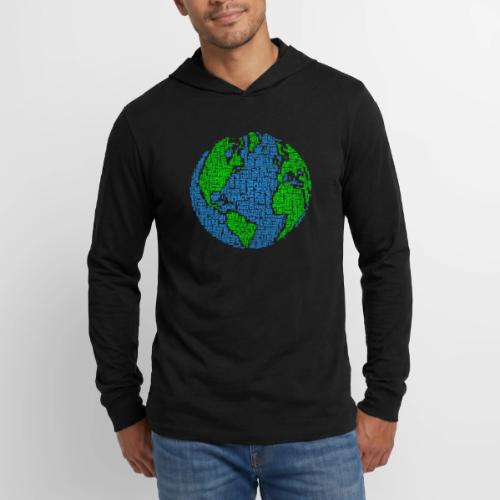 Global PEACE Sphere - Unisex Long Sleeve Hoodie Shirt