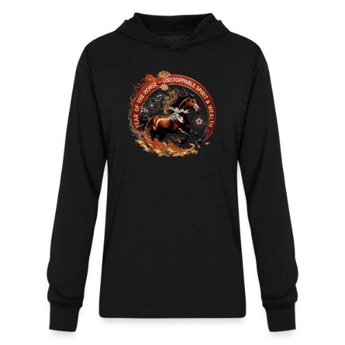 Year of the Horse Fiery Spirit T Shirt, Lunar New - Unisex Long Sleeve Hoodie Shirt